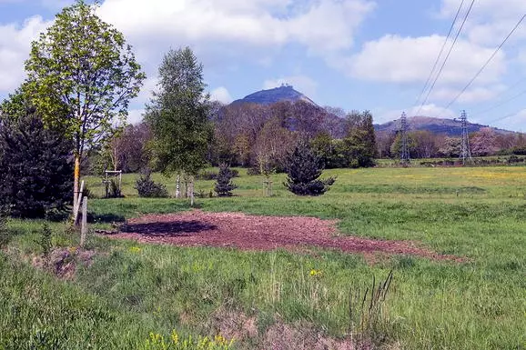 Au pied du puy de Dôme